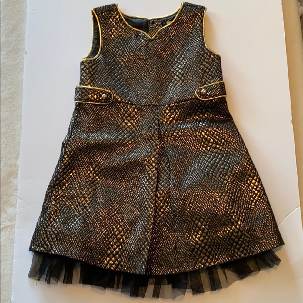 Formal golden dress